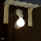 Quick 3d light bulb rendering on blender thumbnail