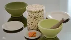 Ceramic cookie jar 3d rendering( in the holiday spirirt_ thumbnail