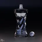 Glass perfume bottle rendering with blender 3d thumbnail