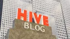 simple hive blog 3d logo (road to celebrating 4 years on hive ) thumbnail