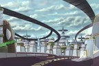 afro futuristic city background painting thumbnail