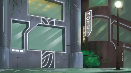 background 2 the car stopping infront of the hotel.png