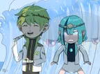 Forest healer and ocean healer fan art (chibi style ) (Eng /Spa) thumbnail